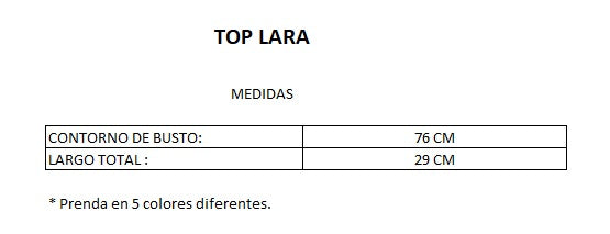 TOP LARA